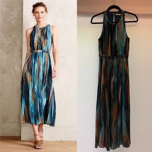 Anthropologie Paper Crown Midi Dress